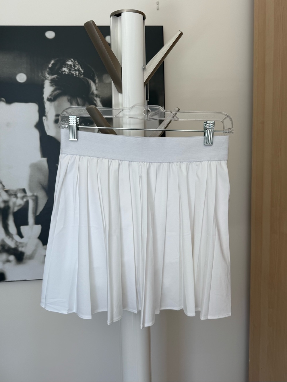 White Pleated Women's tennis Skort - Garage